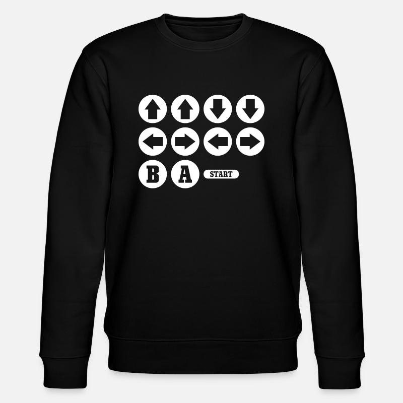 Cheat Code Video Game - Stanley/Stella CHANGER Unisex Organic Sweatshirt - black