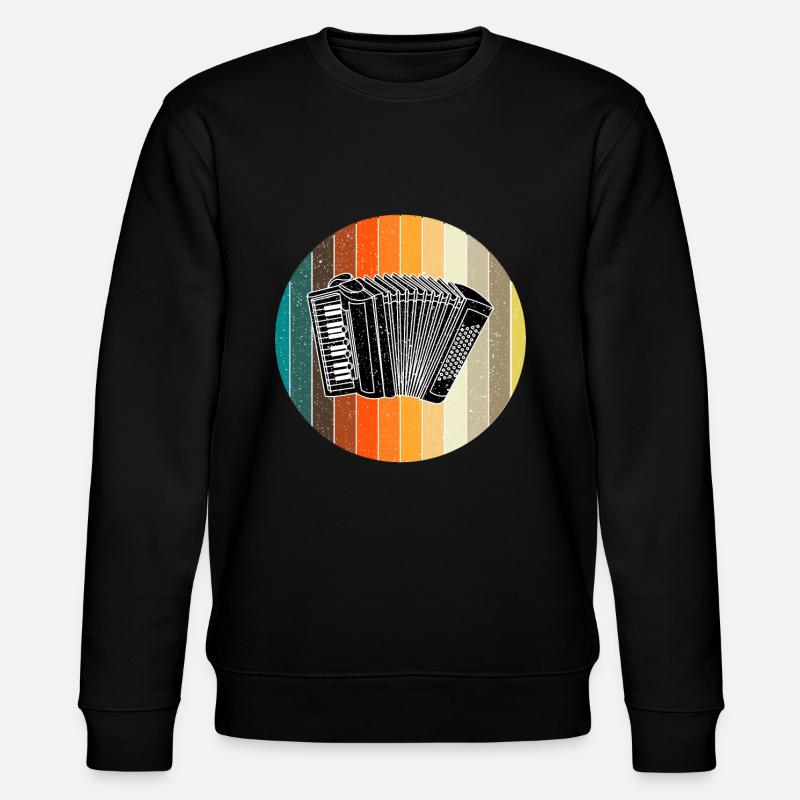 Accordion - Stanley/Stella CHANGER Unisex Organic Sweatshirt - black