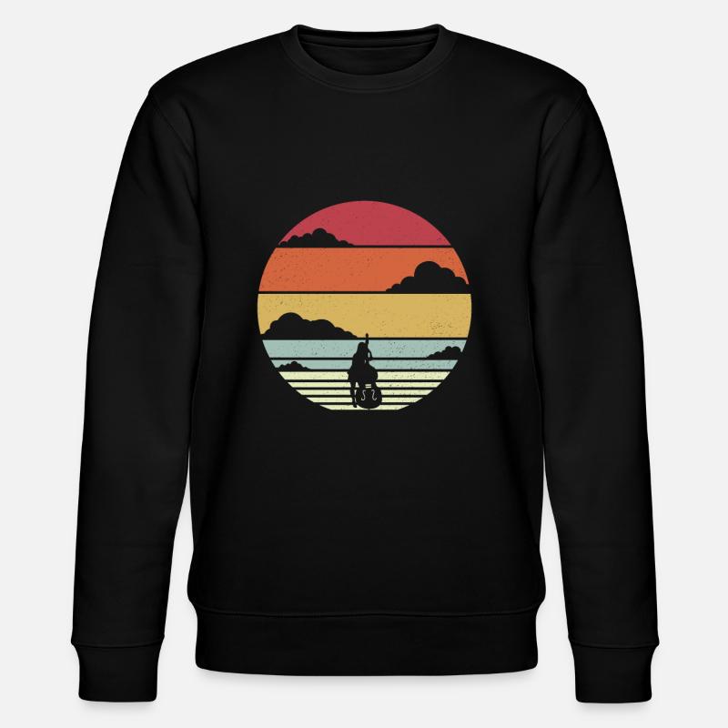 Violoncelle de violoncelle rétro violoncelle - Sweat bio CHANGER Stanley/Stella Unisexe - noir