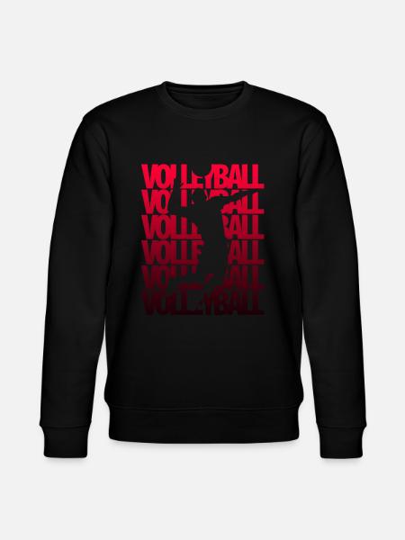 Volleyball - Stanley/Stella Unisex Bio-Sweatshirt CHANGER  - Schwarz