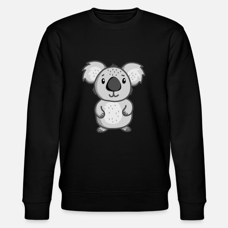 Koala - Stanley/Stella Unisex Bio-Sweatshirt CHANGER  - Schwarz