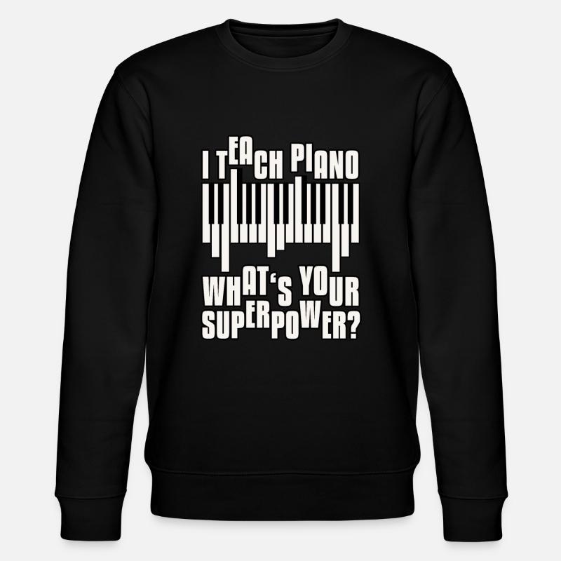 Klavierlehrer - Stanley/Stella Unisex Bio-Sweatshirt CHANGER  - Schwarz