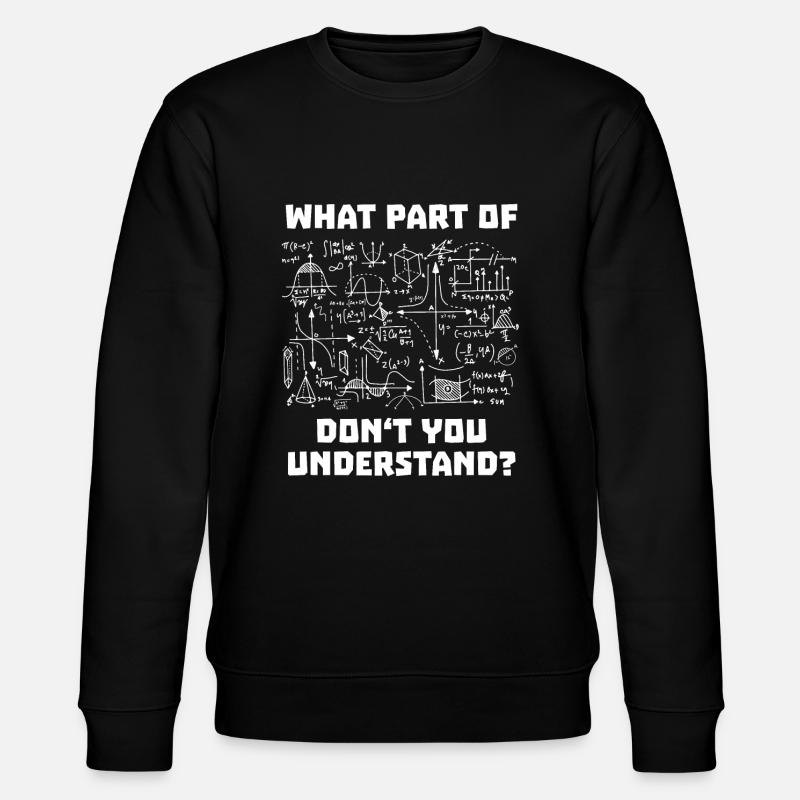 Physics Mathematics - Stanley/Stella CHANGER Unisex Organic Sweatshirt - black