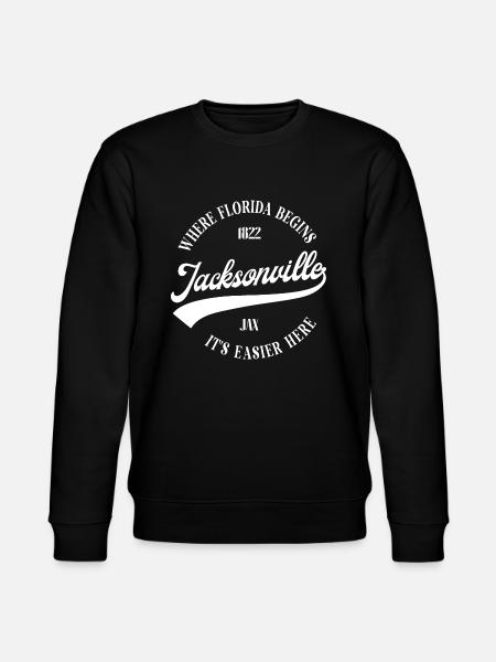 Jacksonville, Florida - Stanley/Stella CHANGER Unisex Organic Sweatshirt - black