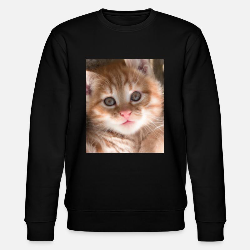 Chat mignon - Sweat bio CHANGER Stanley/Stella Unisexe - noir