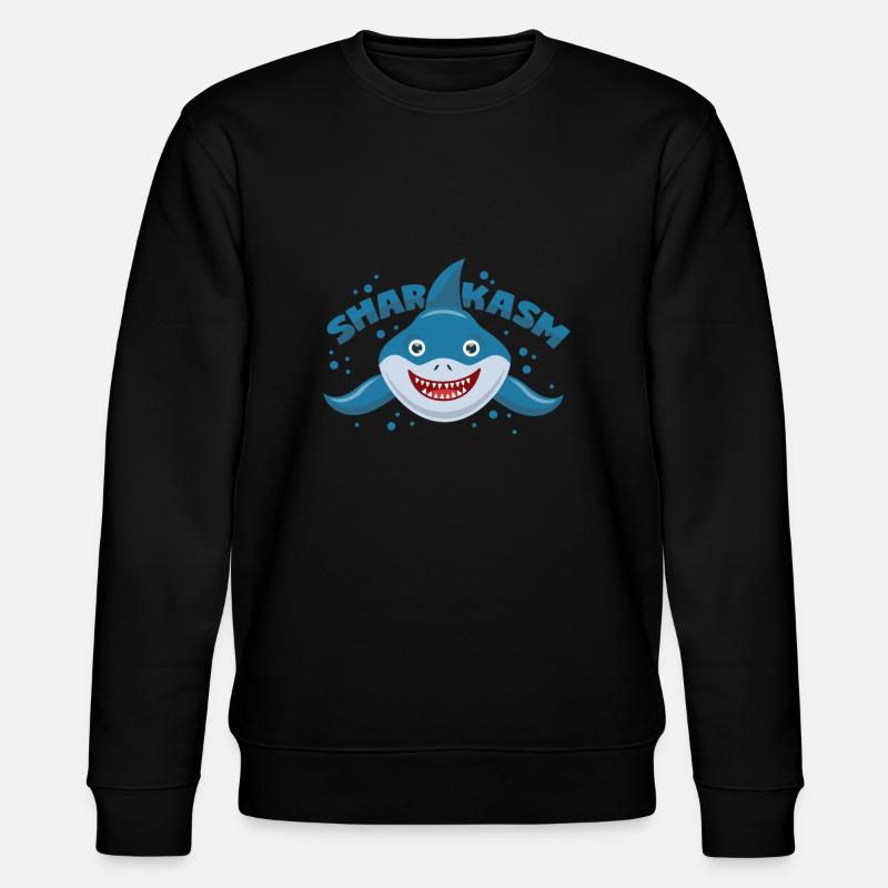 Sarcasme Requin - Sweat bio CHANGER Stanley/Stella Unisexe - noir