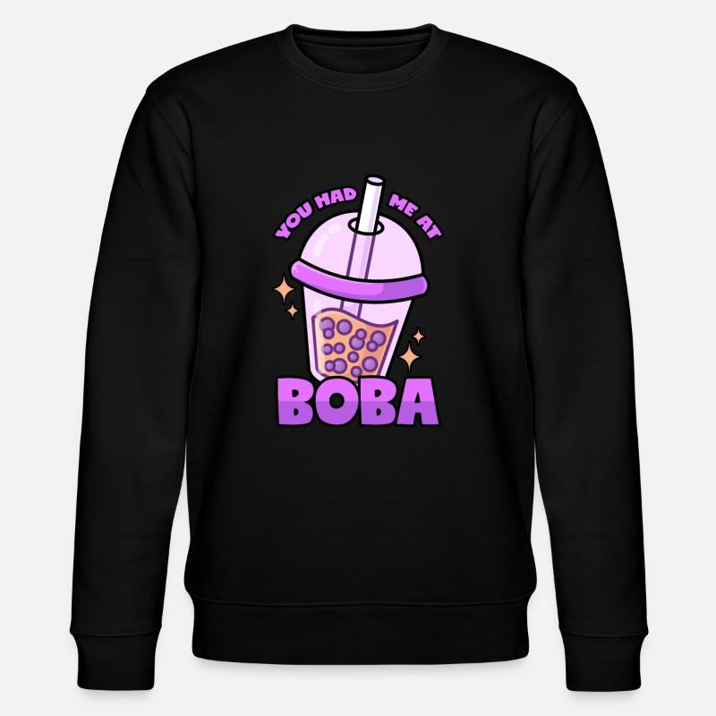 Boba: Thé à bulles - Sweat bio CHANGER Stanley/Stella Unisexe - noir
