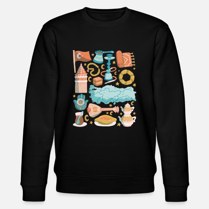 Turkey - Stanley/Stella CHANGER Unisex Organic Sweatshirt - black