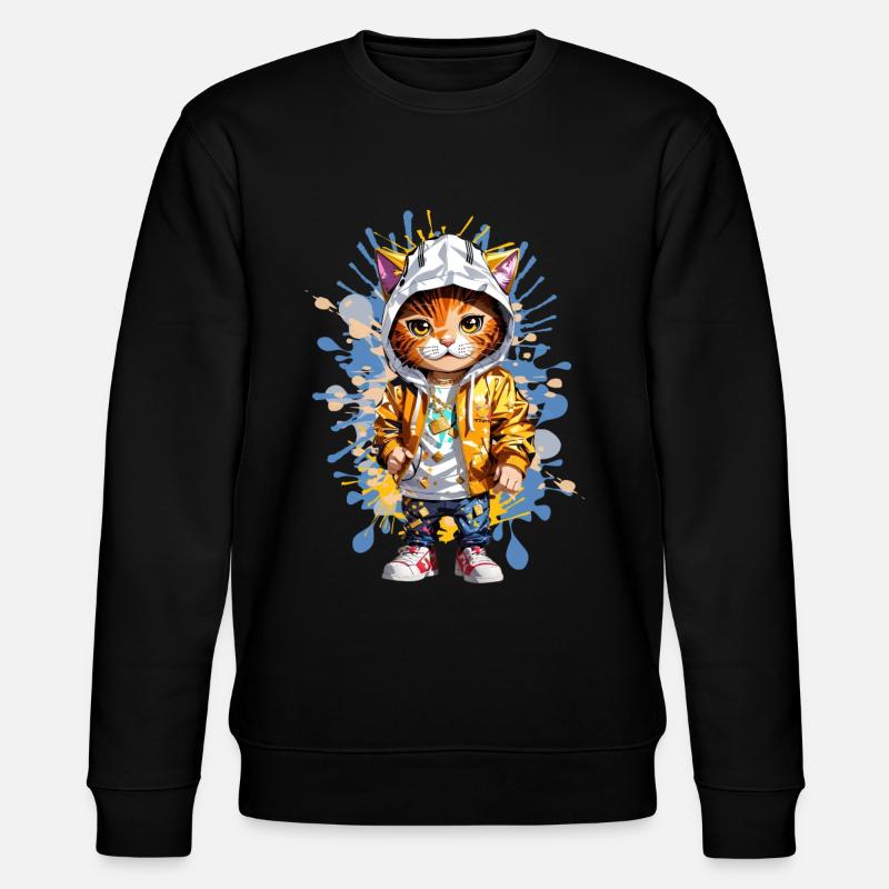 Chat cool - Sweat bio CHANGER Stanley/Stella Unisexe - noir