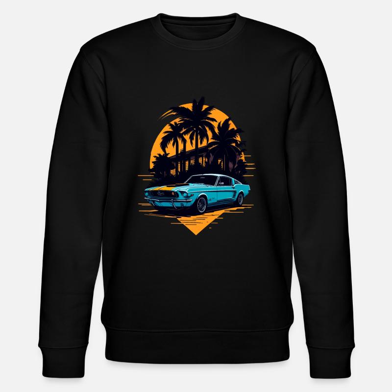 Voiture de sport classique - Sweat bio CHANGER Stanley/Stella Unisexe - noir
