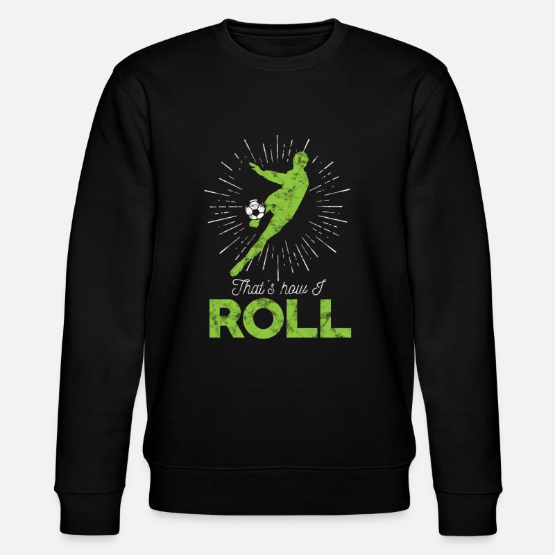 Fußball Tor - Stanley/Stella Unisex Bio-Sweatshirt CHANGER  - Schwarz