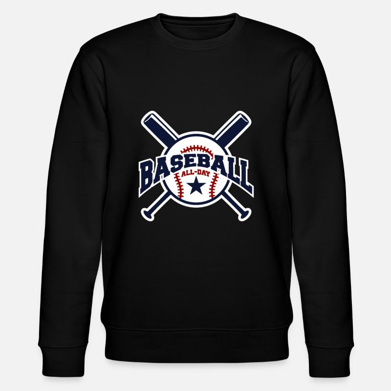Baseball - Stanley/Stella Unisex Bio-Sweatshirt CHANGER  - Schwarz