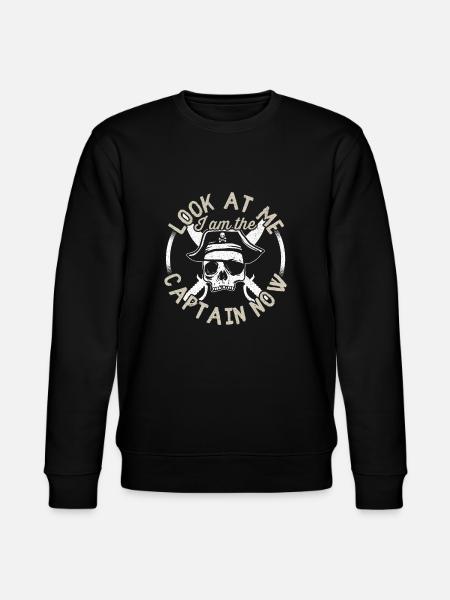I am the captain now - Stanley/Stella CHANGER Unisex Organic Sweatshirt - black