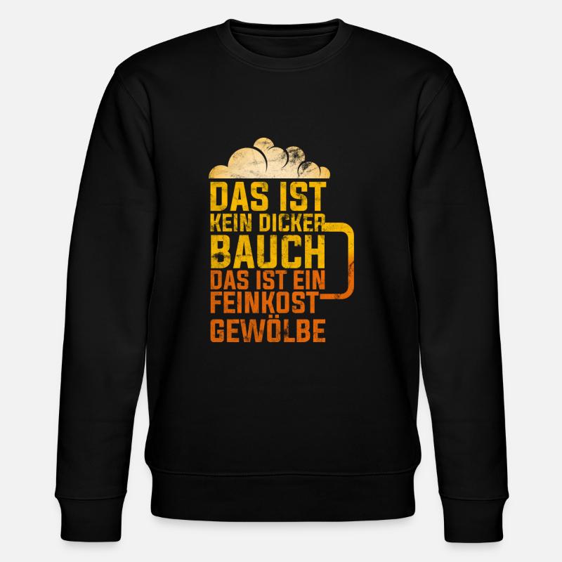 Bier Spruch - Stanley/Stella Unisex Bio-Sweatshirt CHANGER  - Schwarz