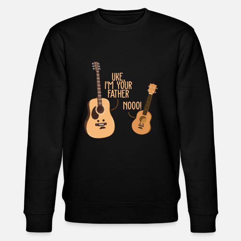 Ukulele - Stanley/Stella Unisex Bio-Sweatshirt CHANGER  - Schwarz