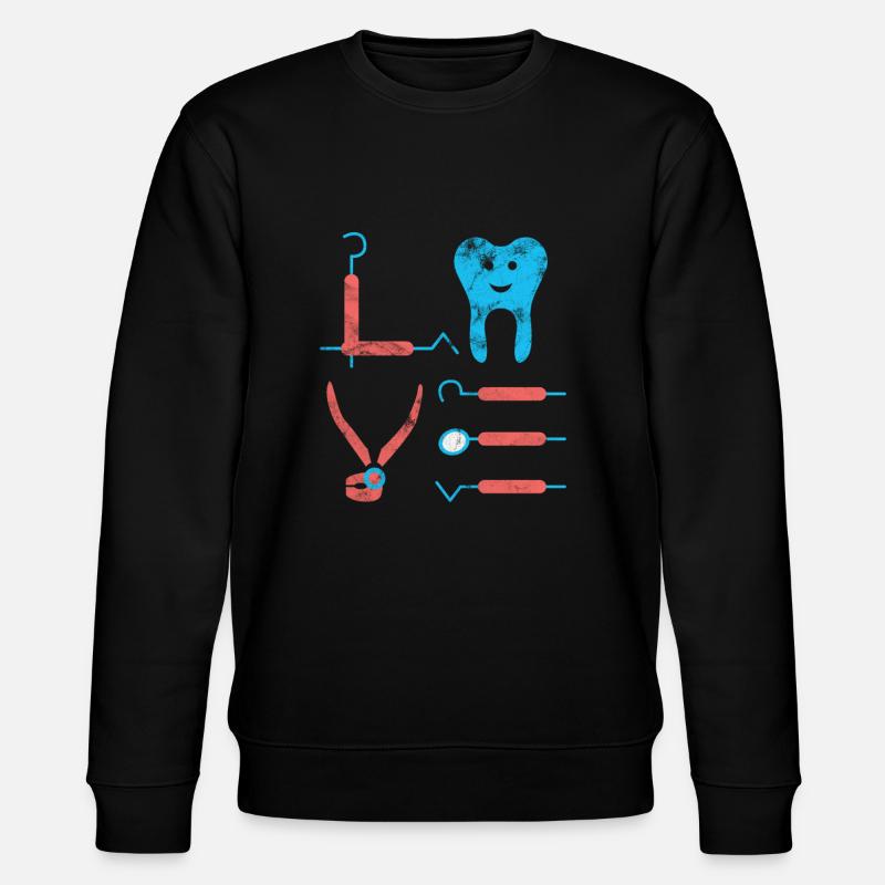 Idée Cadeau Dentiste Dentisterie - Sweat bio CHANGER Stanley/Stella Unisexe - noir