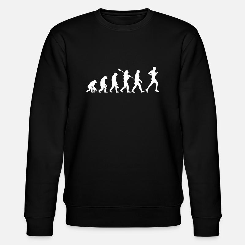 Courir Jogging Evolution - Sweat bio CHANGER Stanley/Stella Unisexe - noir