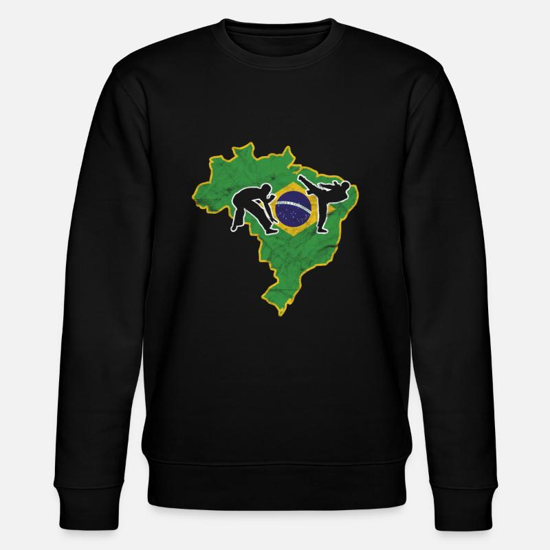 Capoeira Brasilien - Stanley/Stella Unisex Bio-Sweatshirt CHANGER  - Schwarz