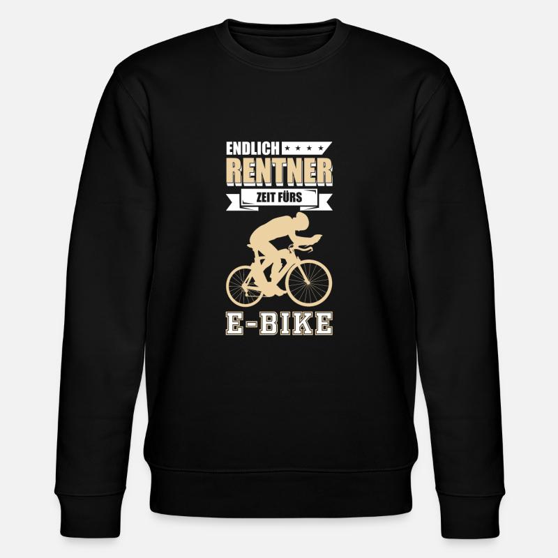 E-Biker & Retraités - Sweat bio CHANGER Stanley/Stella Unisexe - noir