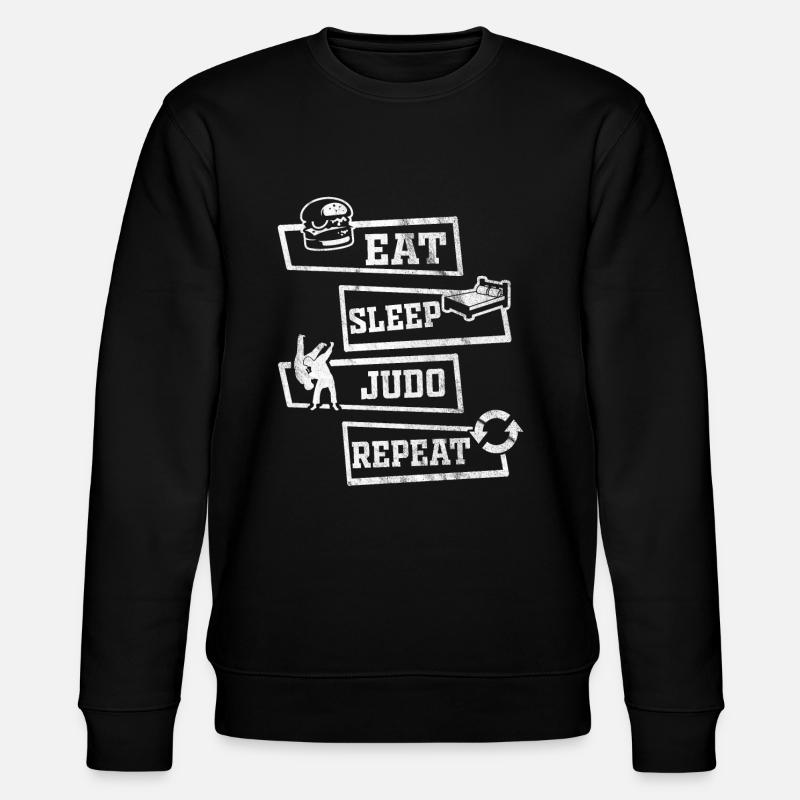 Routine du judo - Sweat bio CHANGER Stanley/Stella Unisexe - noir