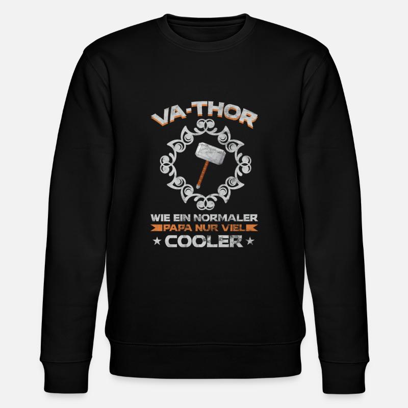 Va-Thor - Stanley/Stella Unisex Bio-Sweatshirt CHANGER  - Schwarz