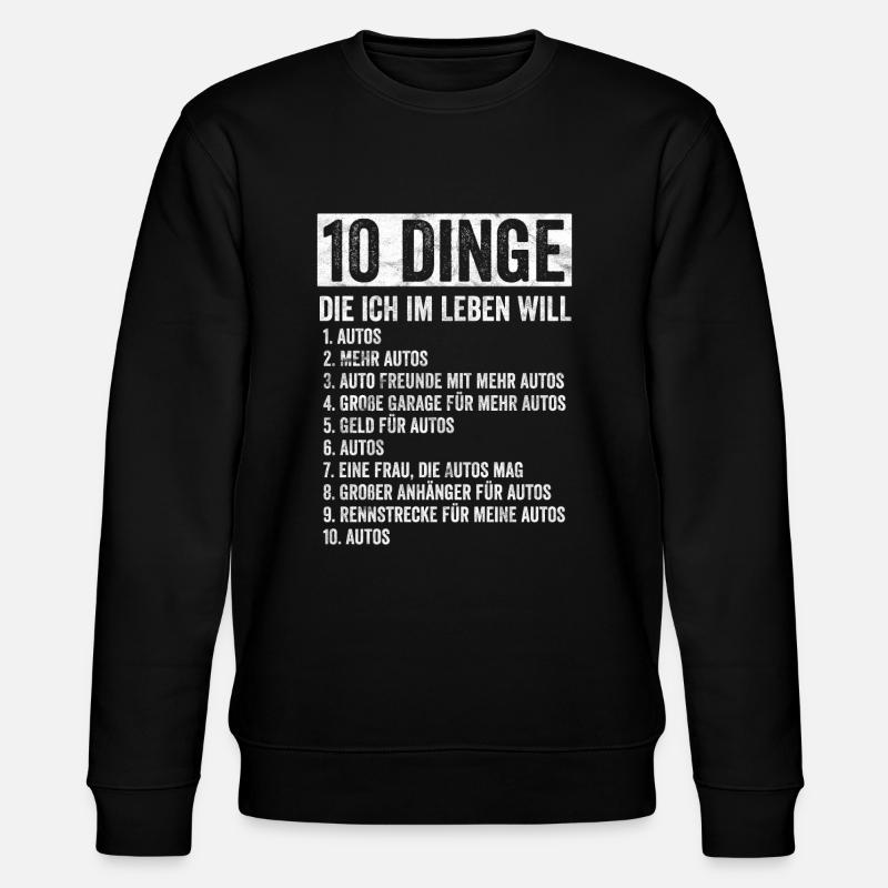Auto Tuning Schrauber - Stanley/Stella Unisex Bio-Sweatshirt CHANGER - Schwarz