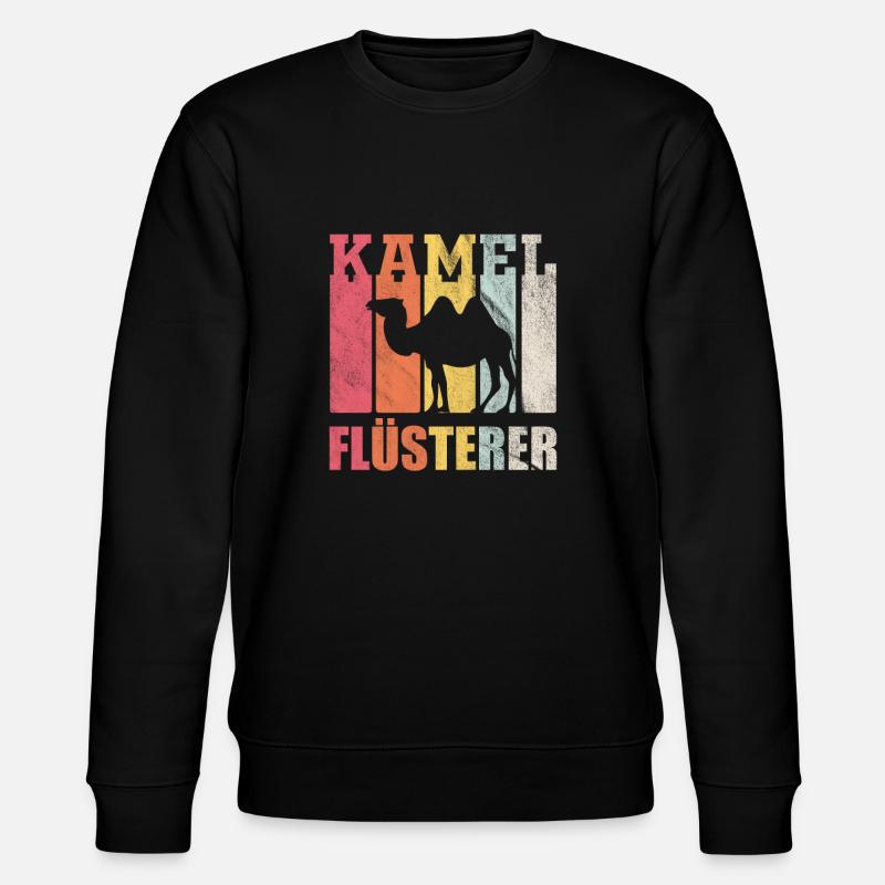 Kamel Flüsterer - Stanley/Stella Unisex Bio-Sweatshirt CHANGER  - Schwarz
