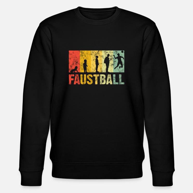 Faustball Retro - Stanley/Stella Unisex Bio-Sweatshirt CHANGER  - Schwarz
