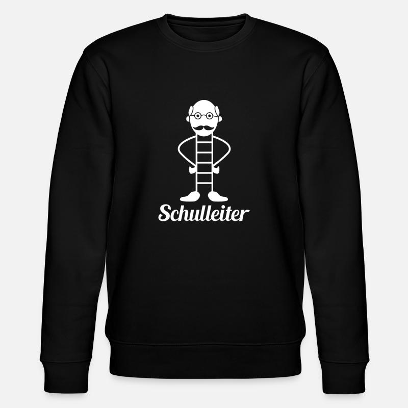 Schulleiter Geschenkidee - Stanley/Stella Unisex Bio-Sweatshirt CHANGER  - Schwarz