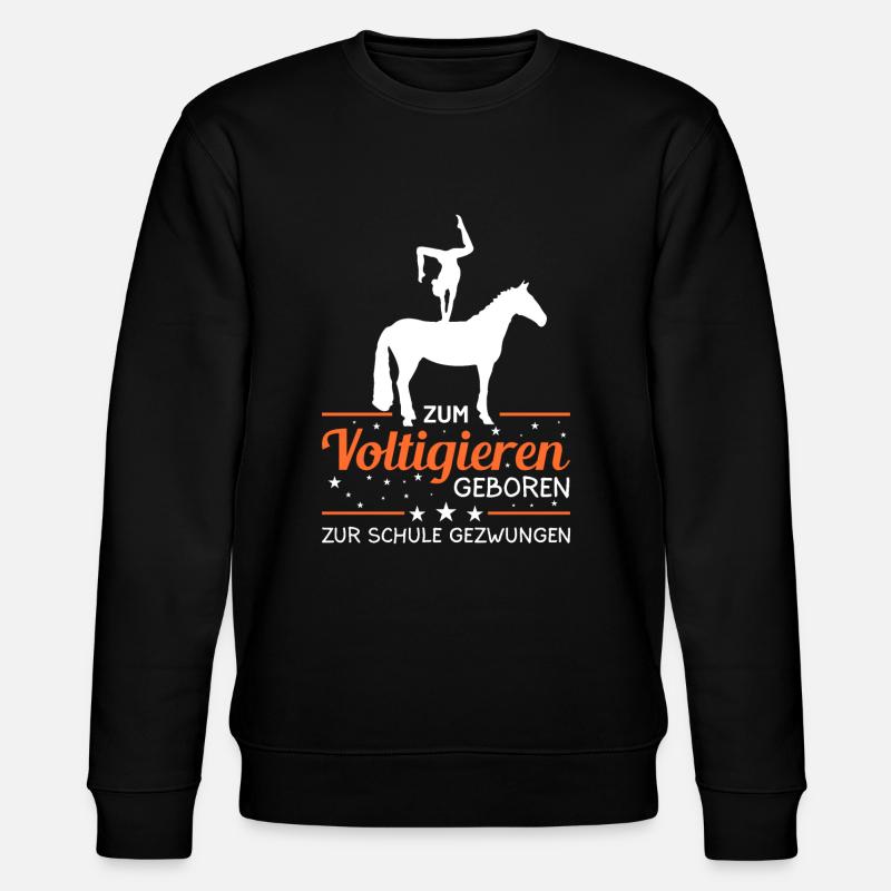 Voltigieren - Stanley/Stella Unisex Bio-Sweatshirt CHANGER  - Schwarz