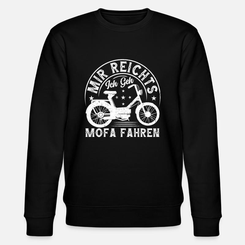 mofa moped scooter - Stanley/Stella Unisex Bio-Sweatshirt CHANGER  - Schwarz