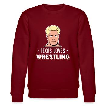 Conception de lutte au Texas pour les fiers fans du Texas - Sweat bio CHANGER Stanley/Stella Unisexe - bordeaux - Devant - Nik (191cm) & Marisol (170cm)
