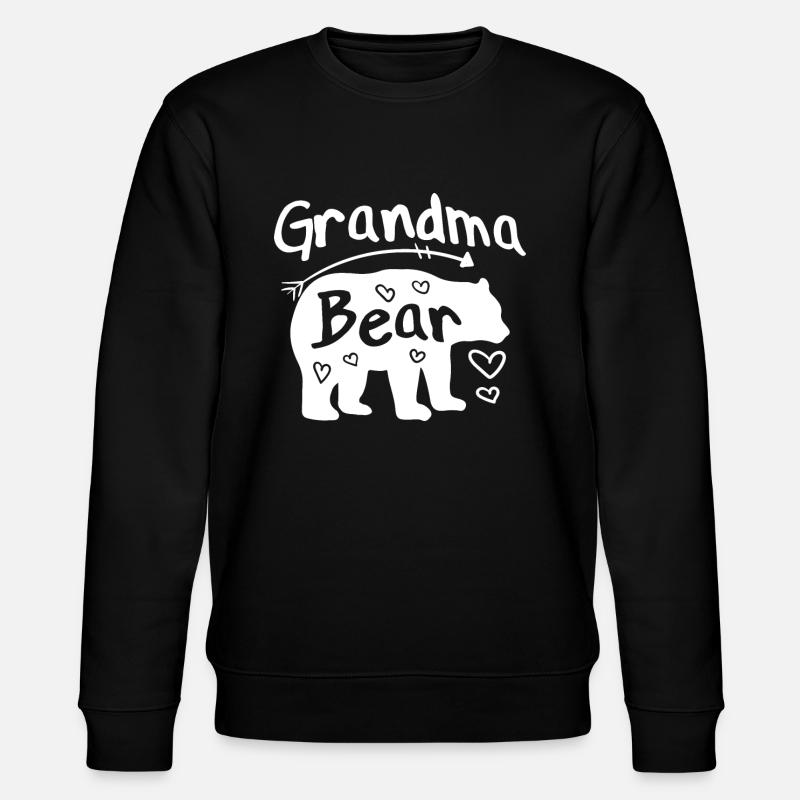 Ours de grand-mère - Sweat bio CHANGER Stanley/Stella Unisexe - noir