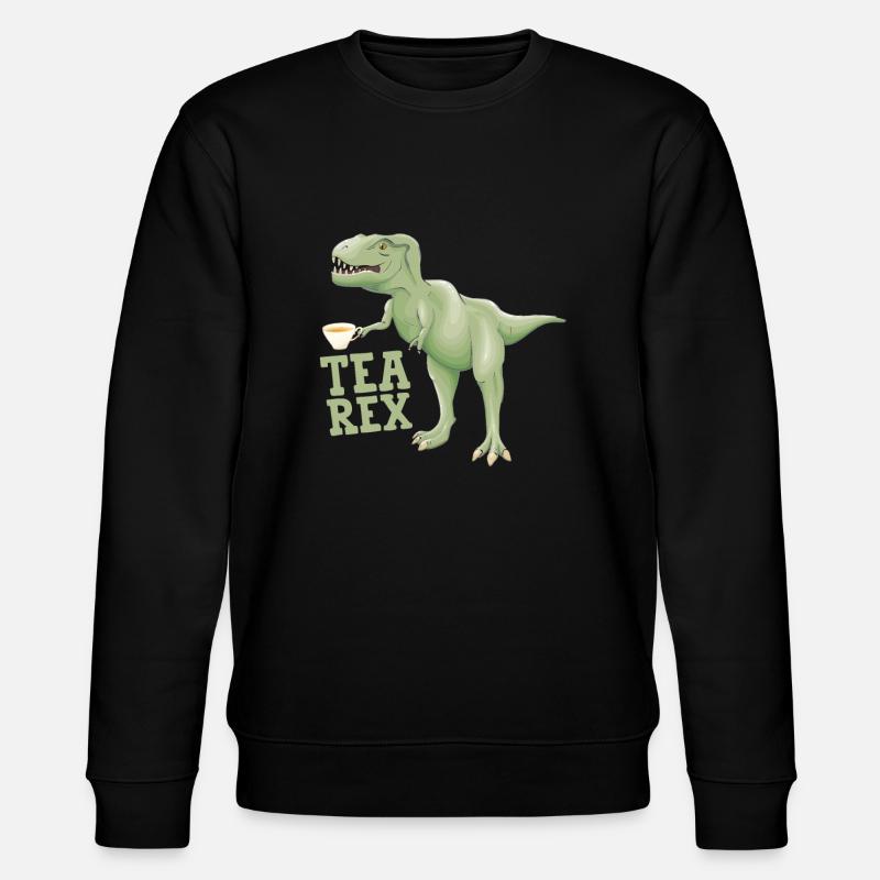 Tee Rex - Stanley/Stella Unisex Bio-Sweatshirt CHANGER  - Schwarz