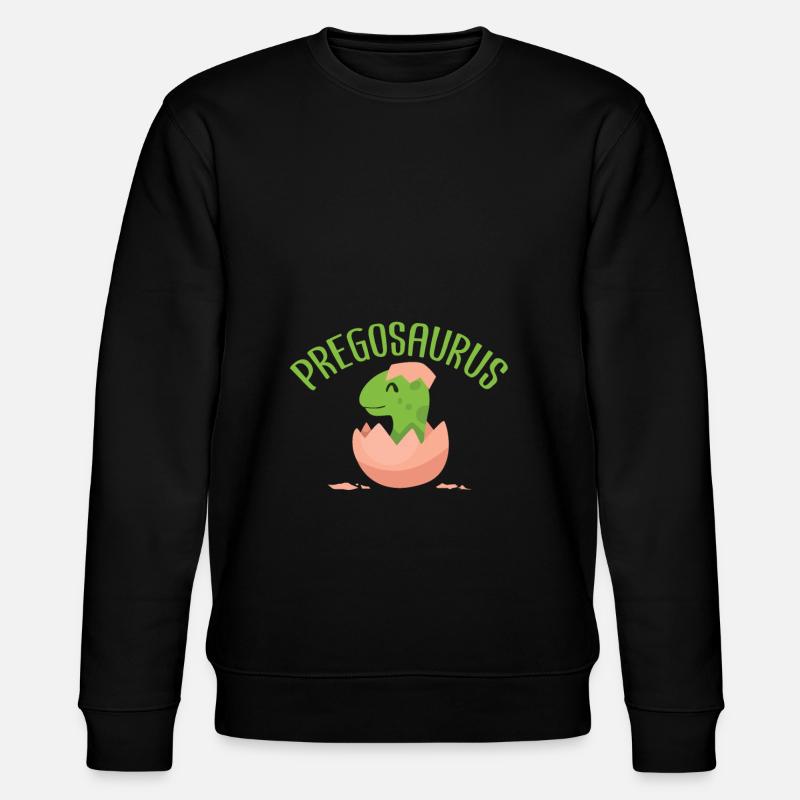 Pregosaurus - Stanley/Stella Unisex Bio-Sweatshirt CHANGER - Schwarz