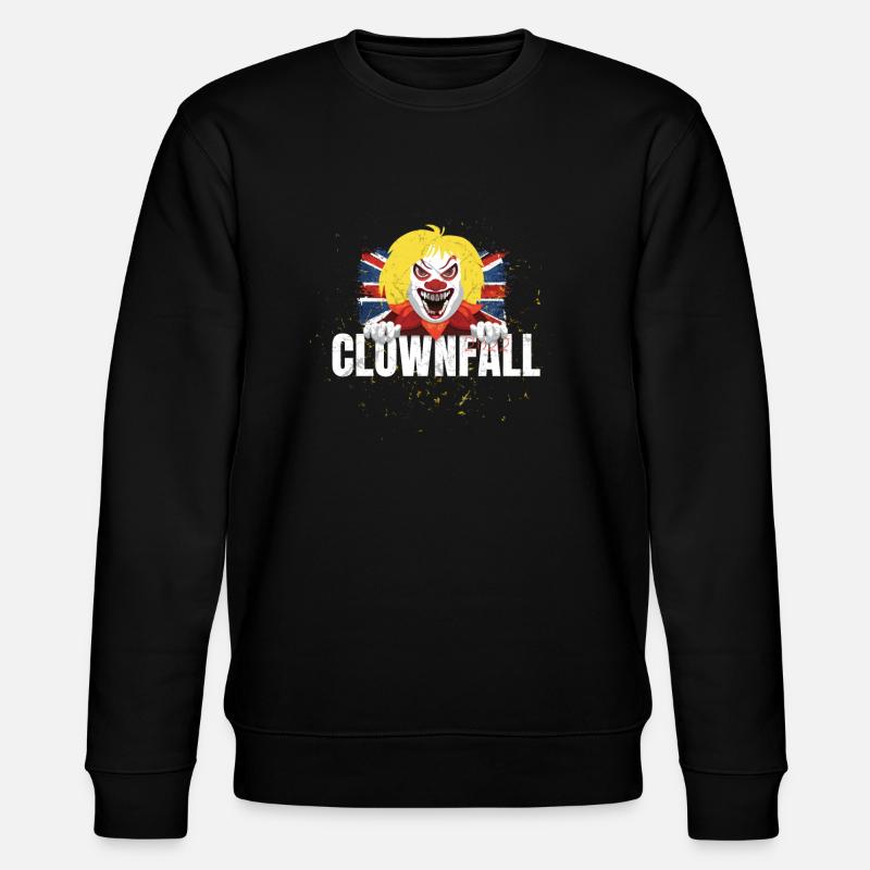 Clownfall - Stanley/Stella Unisex Bio-Sweatshirt CHANGER  - Schwarz