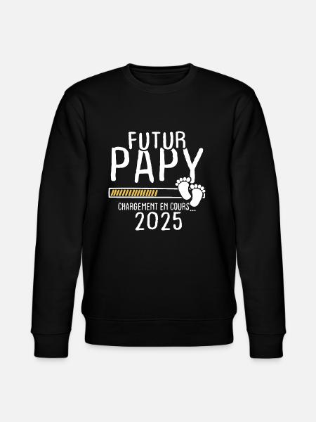 Futur Papy 2025 - Sweat bio CHANGER Stanley/Stella Unisexe - noir