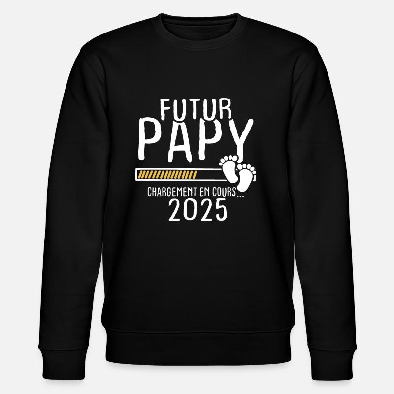 Futur Papy 2025 - Sweat bio CHANGER Stanley/Stella Unisexe - noir
