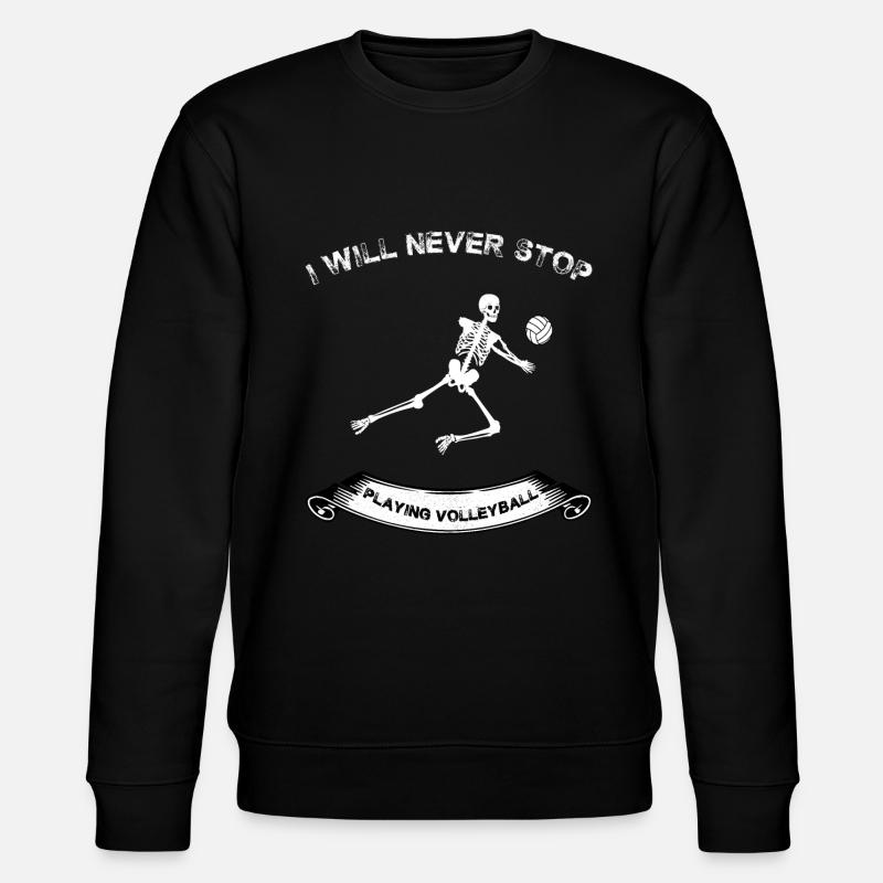Volley-ball - Sweat bio CHANGER Stanley/Stella Unisexe - noir