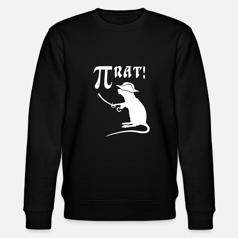 Pi Rat - Stanley/Stella CHANGER Unisex Organic Sweatshirt - black
