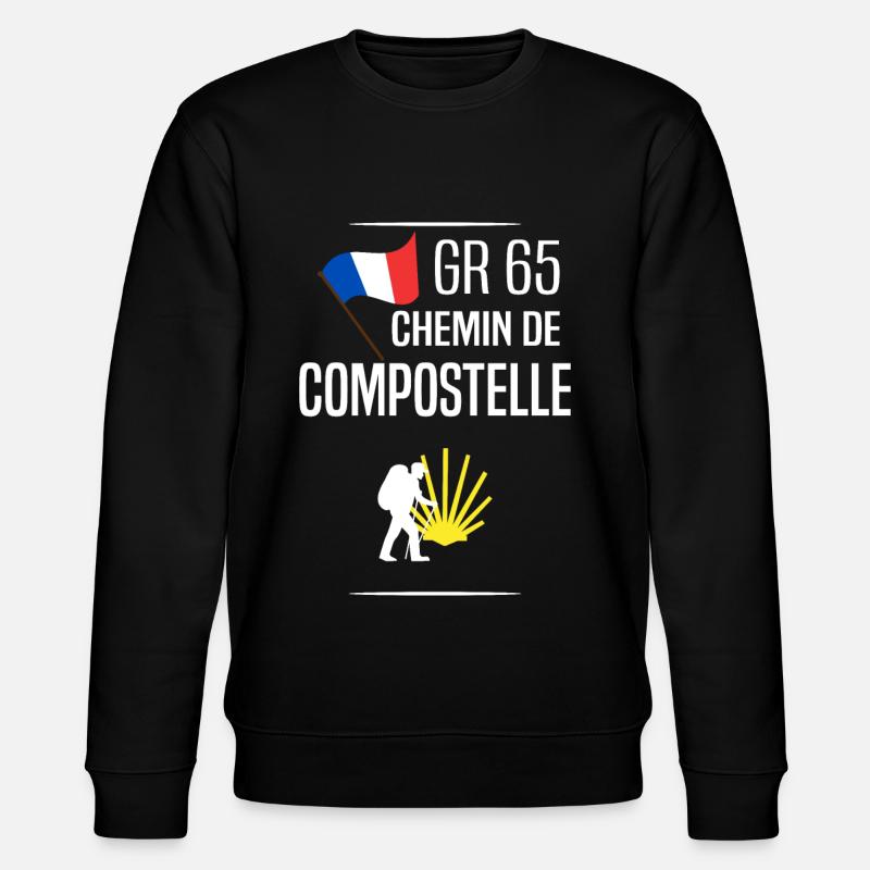 Compostela path - Stanley/Stella CHANGER Unisex Organic Sweatshirt - black