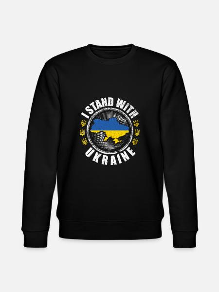 ukrainisch - Stanley/Stella Unisex Bio-Sweatshirt CHANGER  - Schwarz