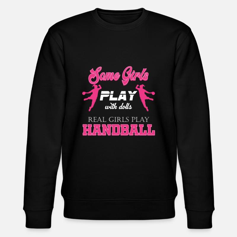 Handball - Stanley/Stella Unisex Bio-Sweatshirt CHANGER  - Schwarz