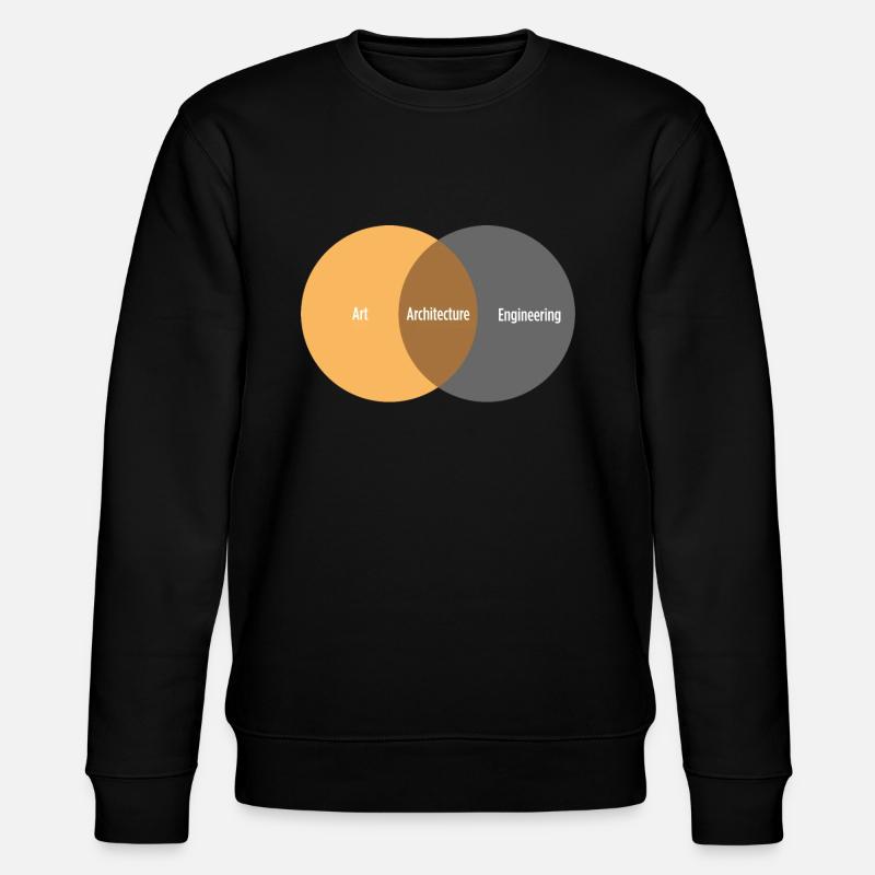 Say architect - Stanley/Stella CHANGER Unisex Organic Sweatshirt - black