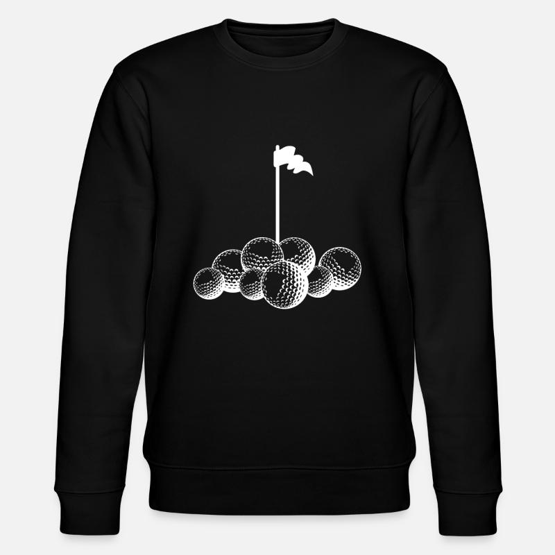 Golfer - Stanley/Stella Unisex Bio-Sweatshirt CHANGER  - Schwarz
