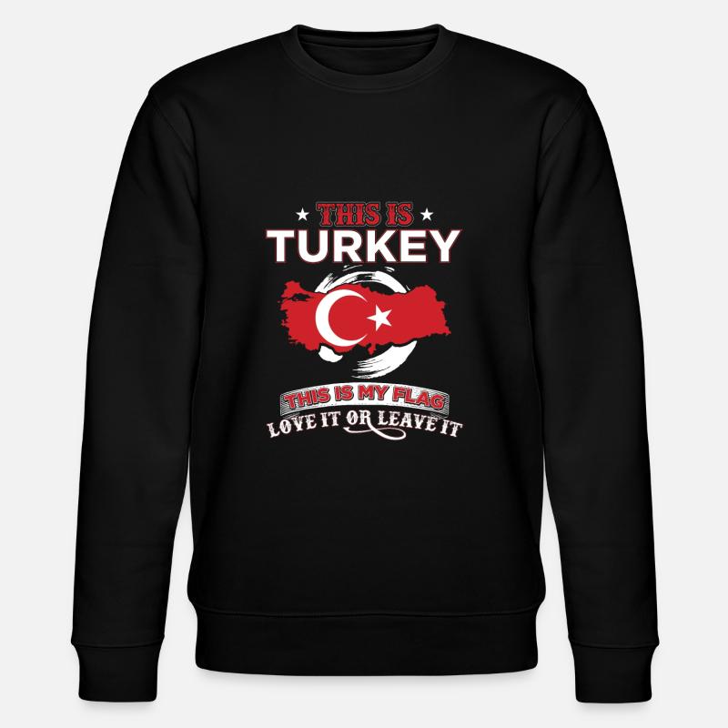 Turquie - Sweat bio CHANGER Stanley/Stella Unisexe - noir
