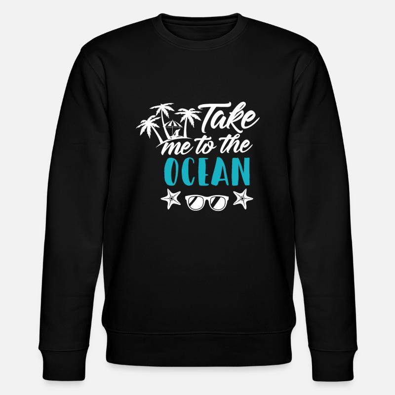 Vacances en mer - Sweat bio CHANGER Stanley/Stella Unisexe - noir