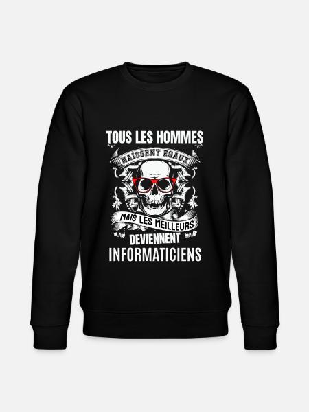 les meilleurs deviennent informaticiens - Sweat bio CHANGER Stanley/Stella Unisexe - noir