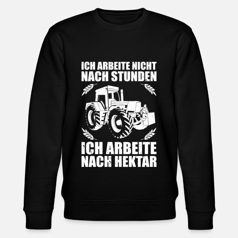 Landwirt - Stanley/Stella Unisex Bio-Sweatshirt CHANGER  - Schwarz