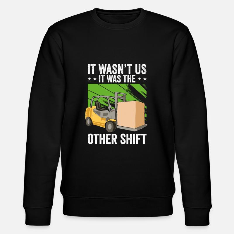 Forklift Operator - Stanley/Stella CHANGER Unisex Organic Sweatshirt - black